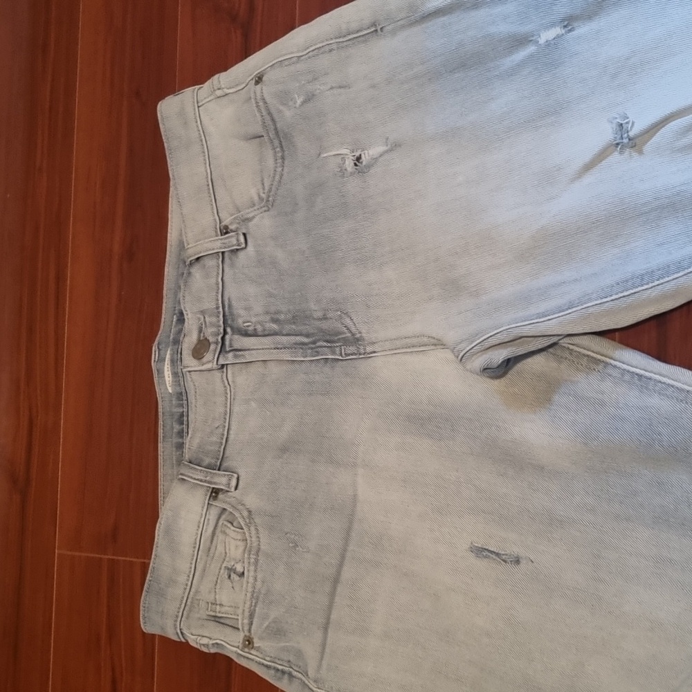 Old Navy Distressed Boyfriend Jeans Blue Size 8 - Picture 5 of 15